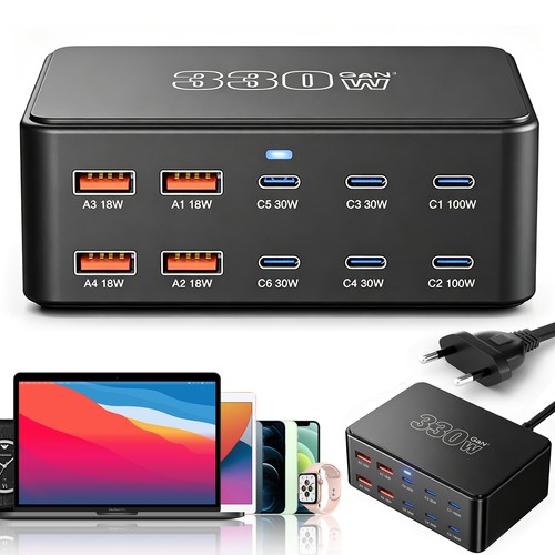 10fach usb ladegerät - usb,