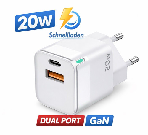Usb schnellladegerät 20w - schnellladegerät,