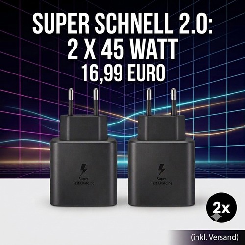 Usb schnellladegerät w - 45,