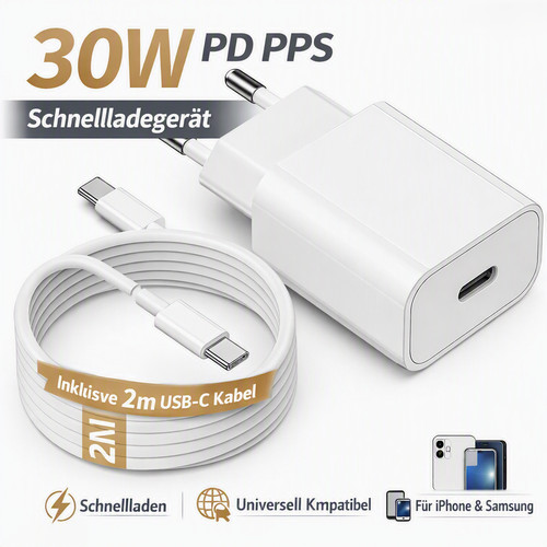 30w usb ladegerät pps - usb‑c,