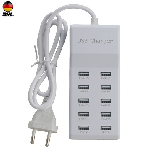 10fach usb ladegerät - usb,