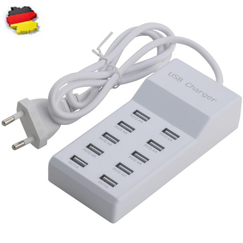 Fach usb schnellladestation - 10,