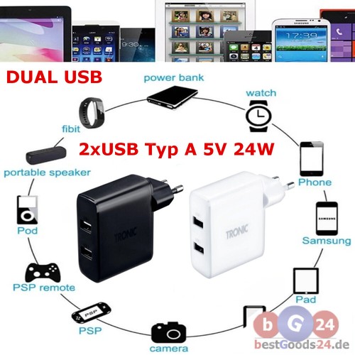 Usb dual doppel ladegerät - usb,