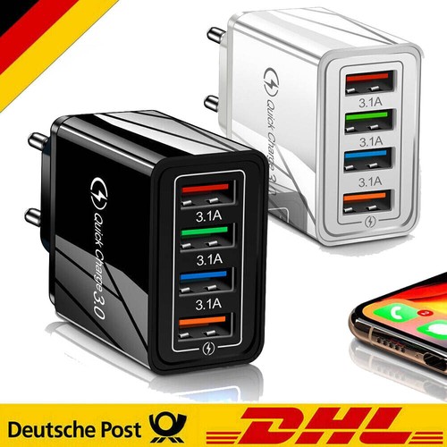 Schnell ladegerät stecker - stecker, 4x