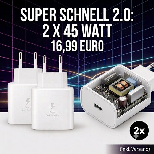Usb schnellladegerät w - 45,