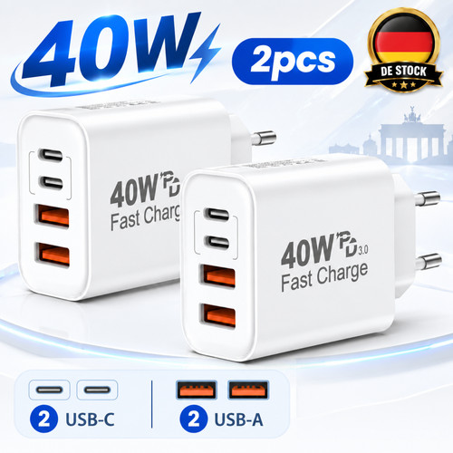Schnell ladegerät 40w usb - ladegerät, usb-c