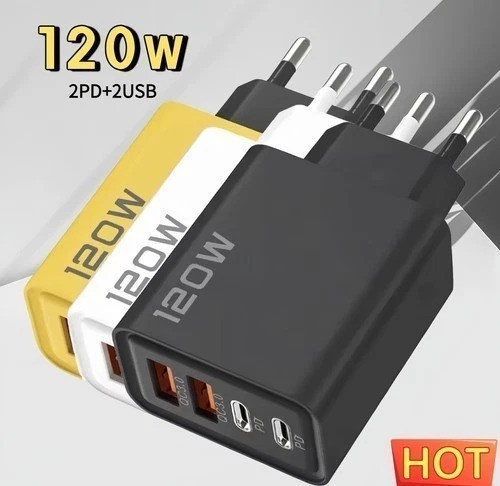 120w usb fach - 120w, 4-fach